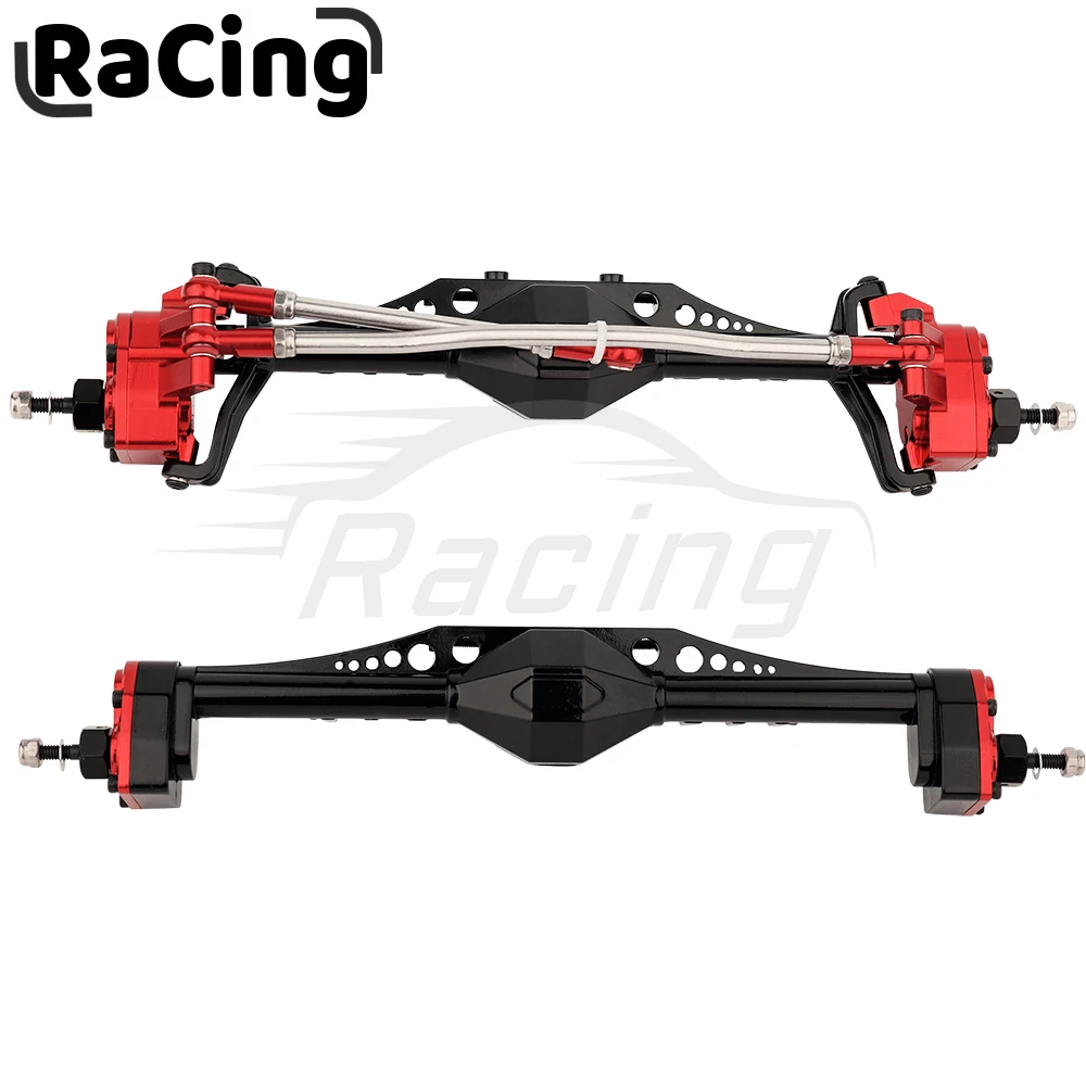 

Aluminum Alloy Front and Rear Portal Axle for 1/10 RC Crawler Car Axial Capra 1.9 Unlimited Trail Buggy UTB Currie F9 Upgrade