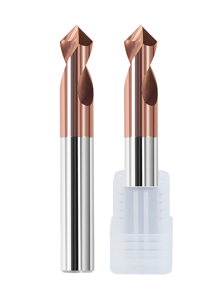 Milling Cutter Alloy Coating Tungsten Steel Tool Cnc Maching 1 Blade HRC65 Aluminum Spot Drills SHAZAM Chamfered Milling Cutter