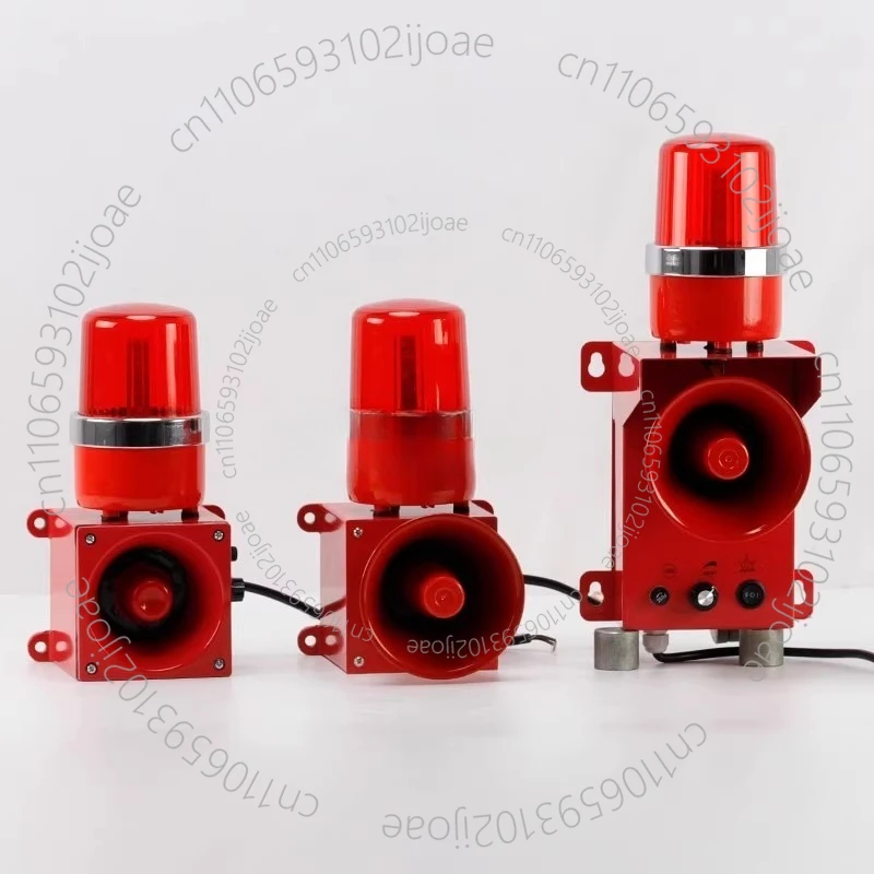 Multi-Function Industrial Alarm - SJ-2/STSG-01/TBJ Series Sound & Light Alert (100dB-150dB) with Voice Broadcast