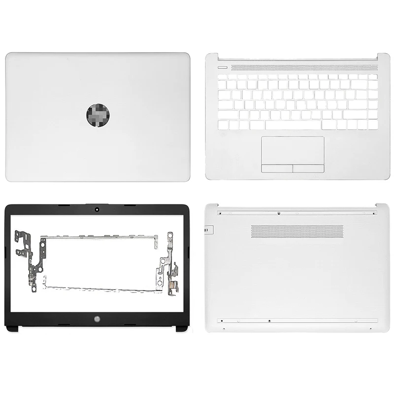 

NEW For HP 14-CM 14-DG 14-CK 240 245 246 G7 Series LCD Back Cover Front Bezel Hinges Bottom Case L44056-001 L23491-001 White