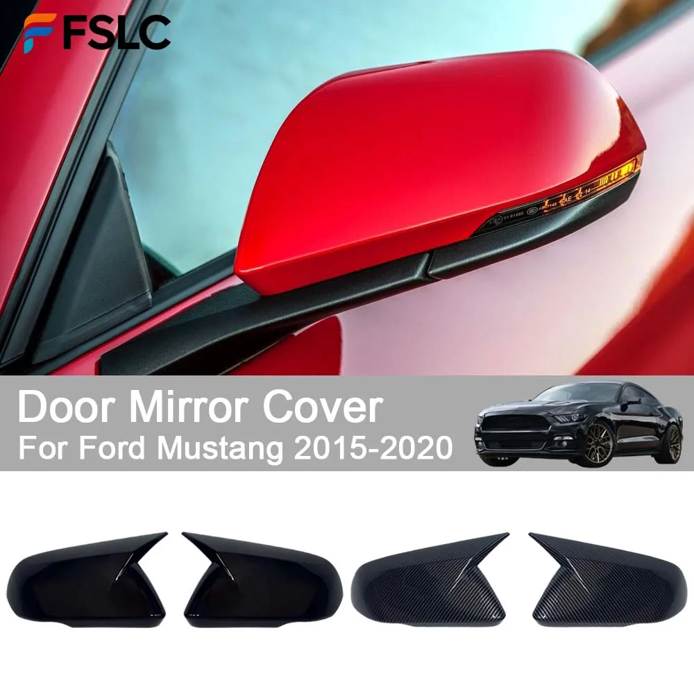 

Cars Accessories Door Mirror Cover For Ford Mustang 2015-2020 Car Rearview Accessories Car Styling Upgrade Modify A Car