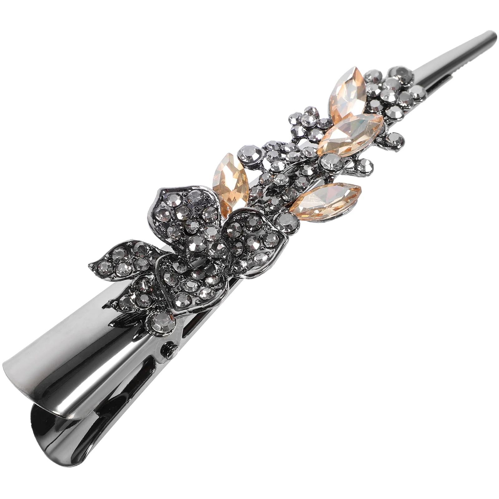 

Rhinestone Hair Clips Vintage Large Flower Hairpin for Women Girls Accessories Decorative Metal Hair Barrettes