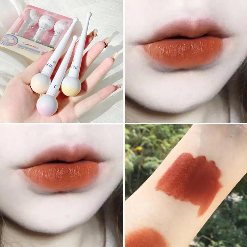 Bálsamo labial suave de diferentes colores, maquillaje labial suave