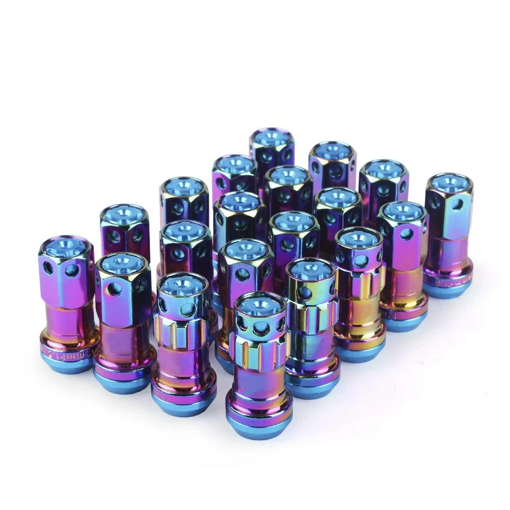 Hex Durable Multicolor Anti-Static Hex Chrome Wheel Lug Nuts Convenient for Everyday Use Universal