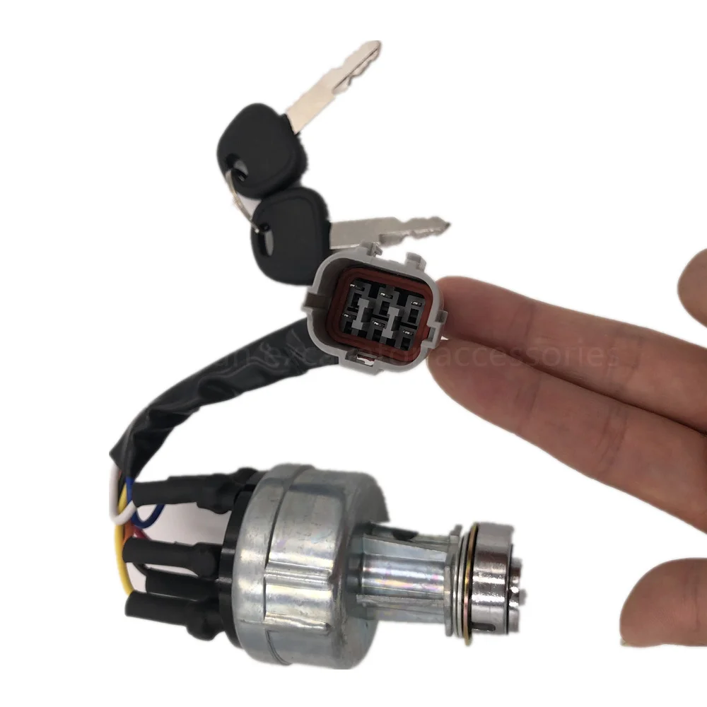 21N410400 For 21N4-10400 Sany SY60 150 215 225 305 335-7-9 Start Switch Lgnition Electric Door Lock Lighter Excavator Parts