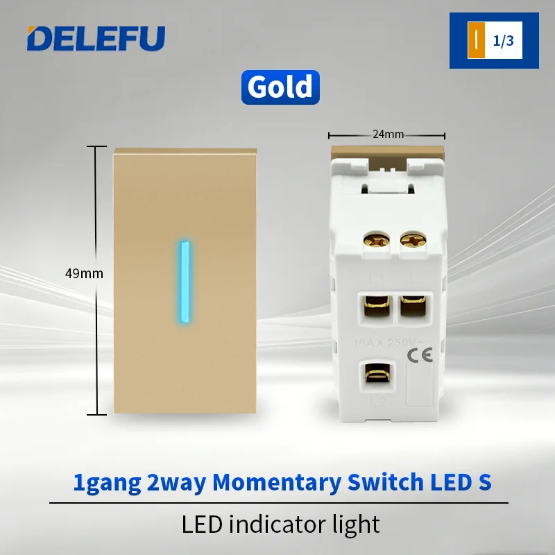 Variant: Momentary Switch LED