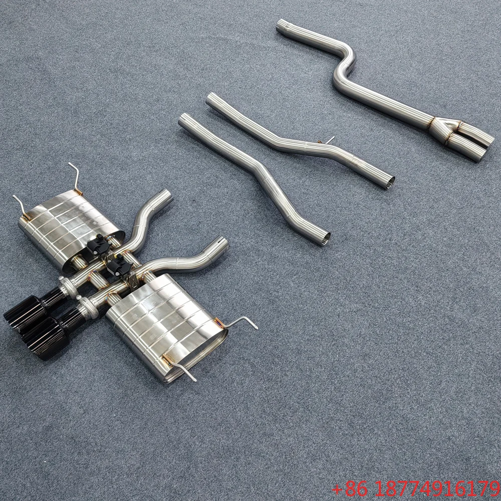

High Performance OBM Catback Exhaust Pipes for F-TYPE X152 2.0T 2018-2023 Valvetronic Muffler Ss304 MM