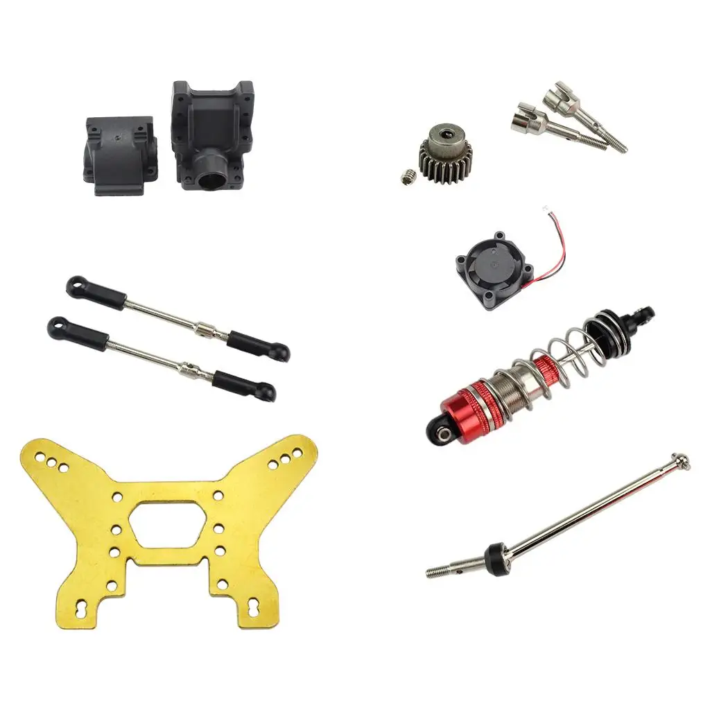 Wysokowydajne części do modernizacji samochodów RC do gąsienicowego ciężarówki Monster Truck w skali 1:10