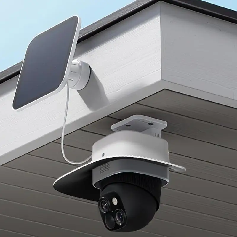 ABS Weatherproof Cover For Eufy S340 Protection Against Rain Sun White Security Camera Protective Cover