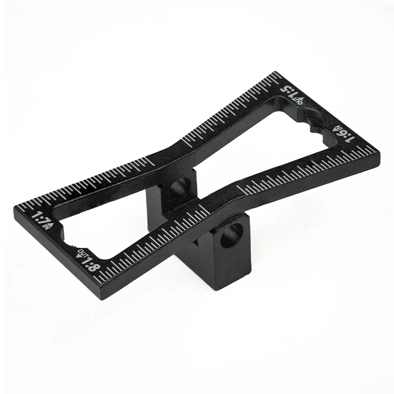 

ABKY-Dovetail Marker Aluminum Alloy Woodworking Dovetail Marking Template Tool Small DIY Woodworking Tools
