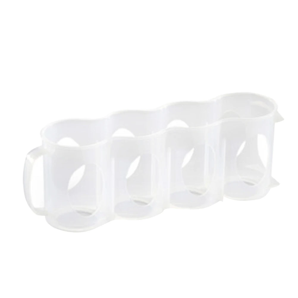 

Hand Pull Organizer Rack for Refrigerator Storage Box Bottle Can Space Saver Lightweight PP Material Beverages Container