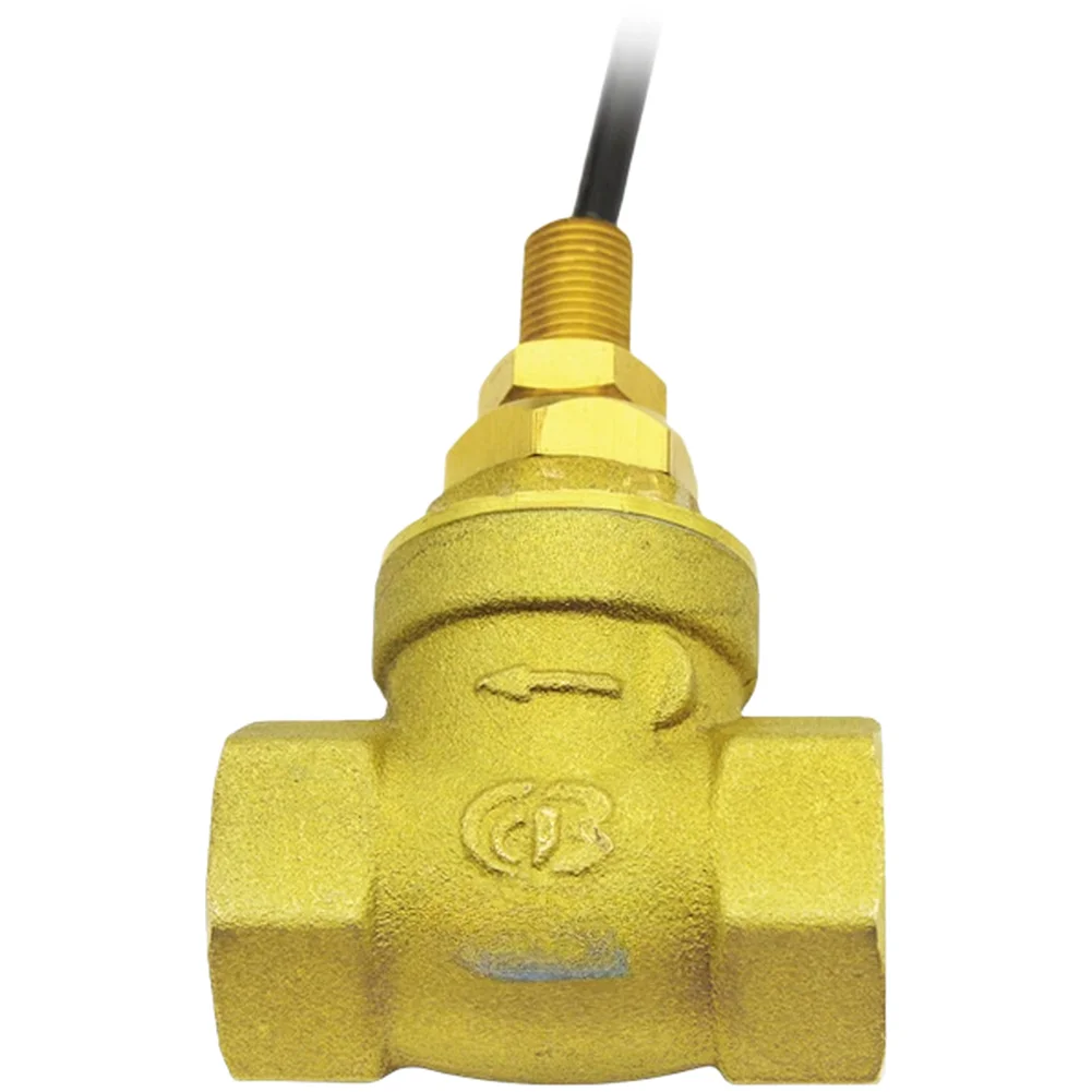 

SEN-DB15 Vane-Type Water Flow Switch Reed Switch Controlled Protection Switch All-Copper Construction & IP66 Protection Rating