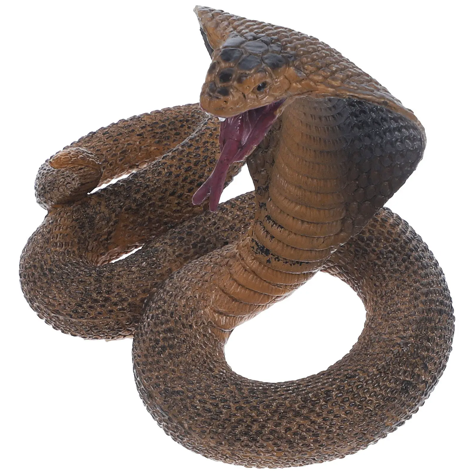 

Plastic Cobra Simulation Snake Realistic Detail Kids Educational Cognitive Reptile Plastic Animal Decoration Snake Figurines