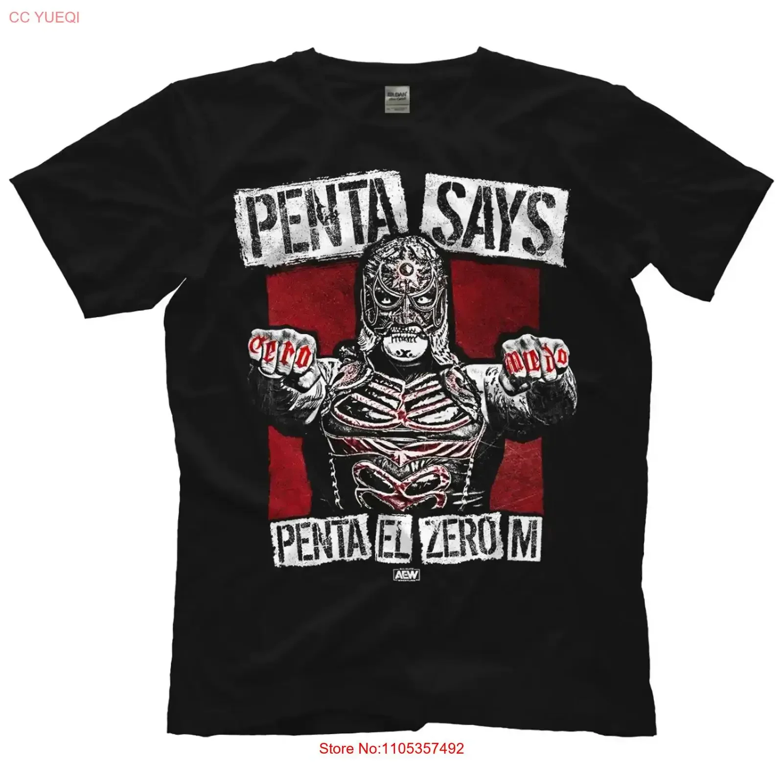 Penta El Zero M Says AEW Official T Shirt vintage Washed Stretched Breathable Slightly graphic fashion Top For Everyday Wear