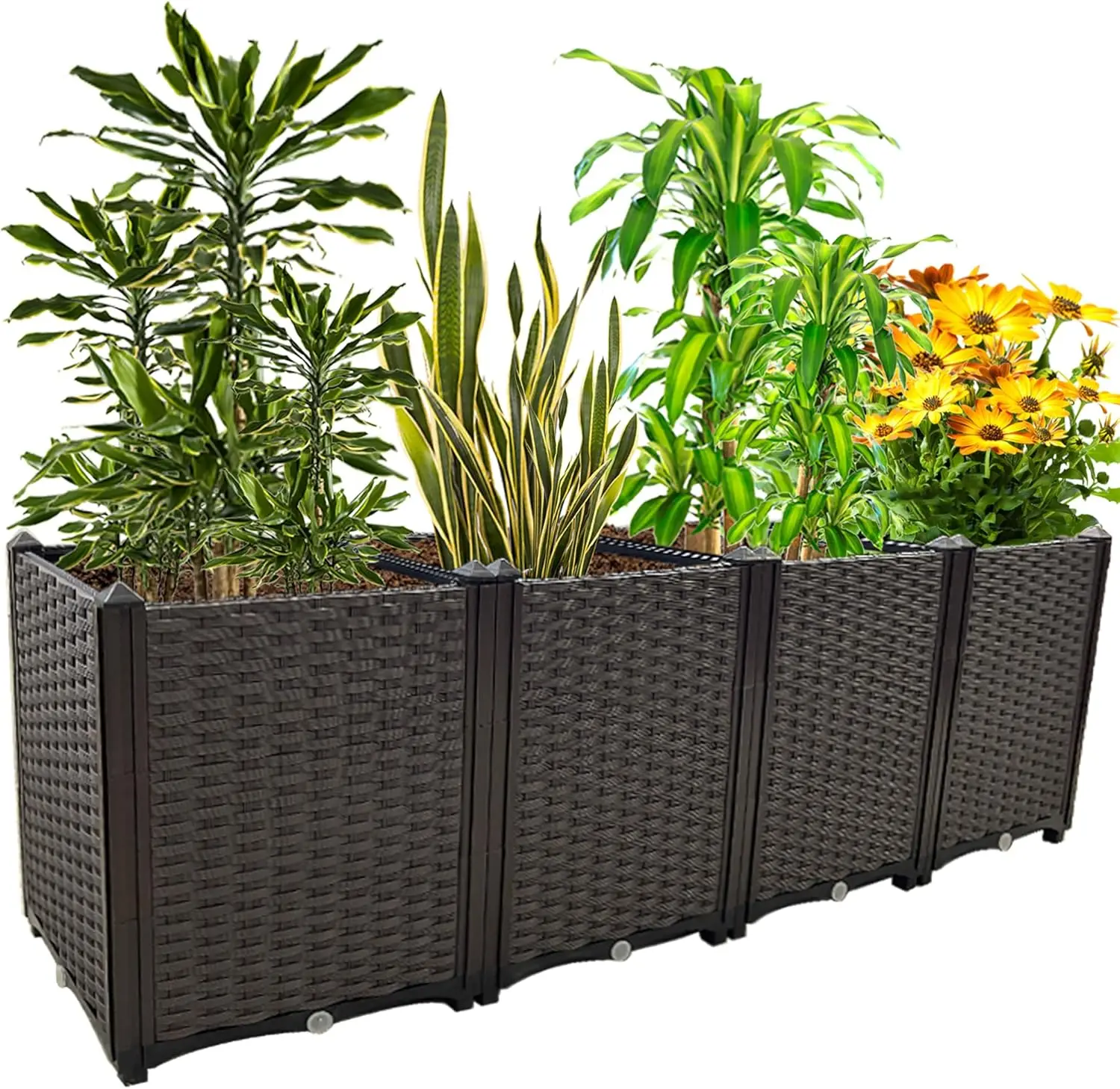 

Garden Boxes Plant pots Planter Box Garden Patio Planting Flowers