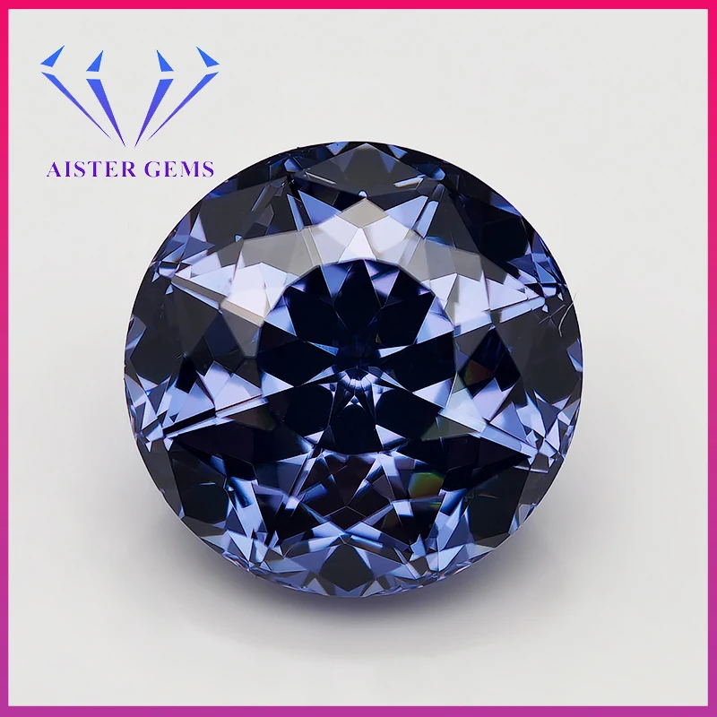 New Tanzanite 8.0mm Astral Cut Cubic Zirconia Stones Loose Gemstone for Jewelry Making