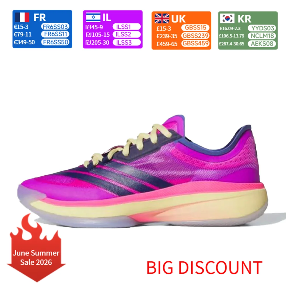 Adidas Adizero Select 3.0 Zapatillas de baloncesto unisex Zapatillas de deporte ligeras y acolchadas para campo de rendimiento JI4491