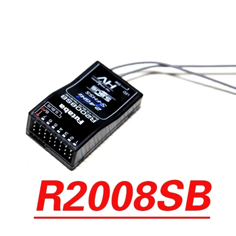 BaMas1pcs For FUTABA R2008SB 2.4G S-FHSS HV S.BUS Receiver Compatible T18MZ T8J T6J T6K T10J 14SG 16sz 18sz Remote Control FPV R