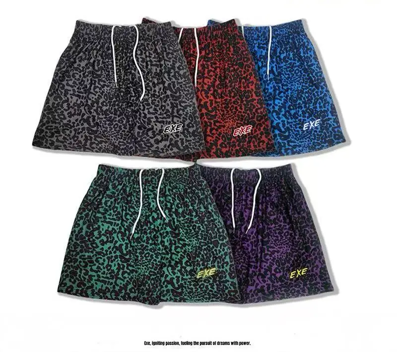 

Лето 2025 г., хит продаж, трендовые американские трендовые шорты EXE, спортивные баскетбольные брюки, пляжные сетчатые быстросохнущие шорты, дышащие
