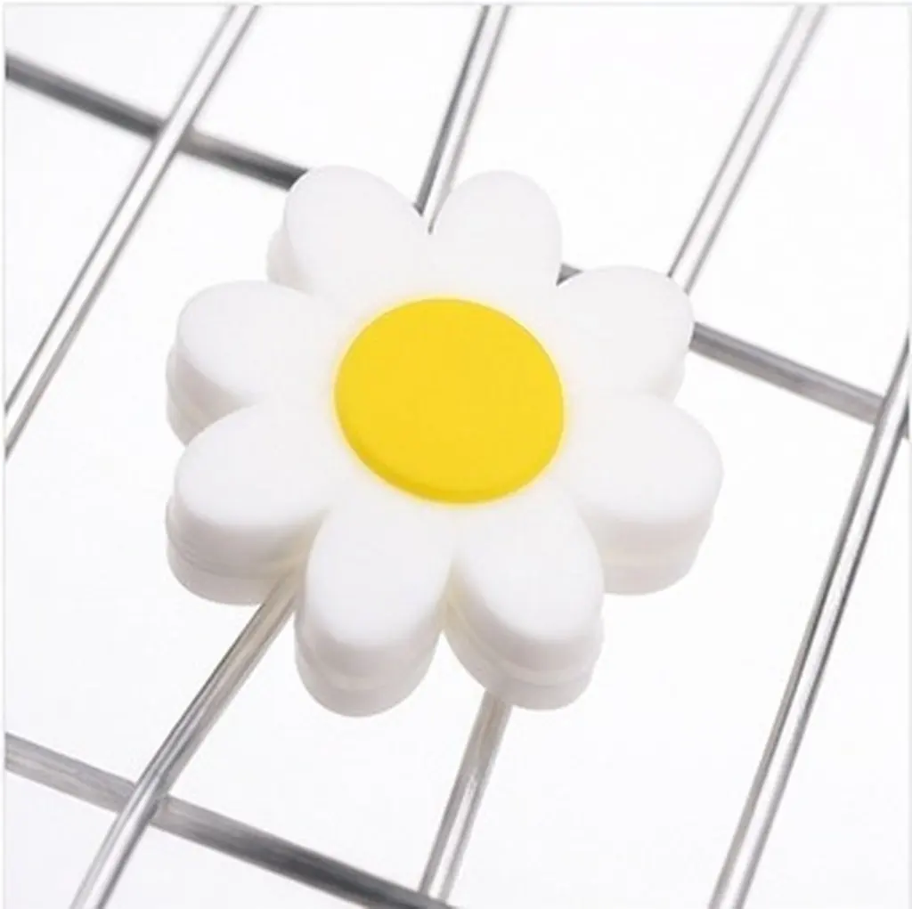 Tennis Racket Vibration Dampener 5 Pack Petal Shaped Colorful Shock Absorber Outdoor Sports Accessory