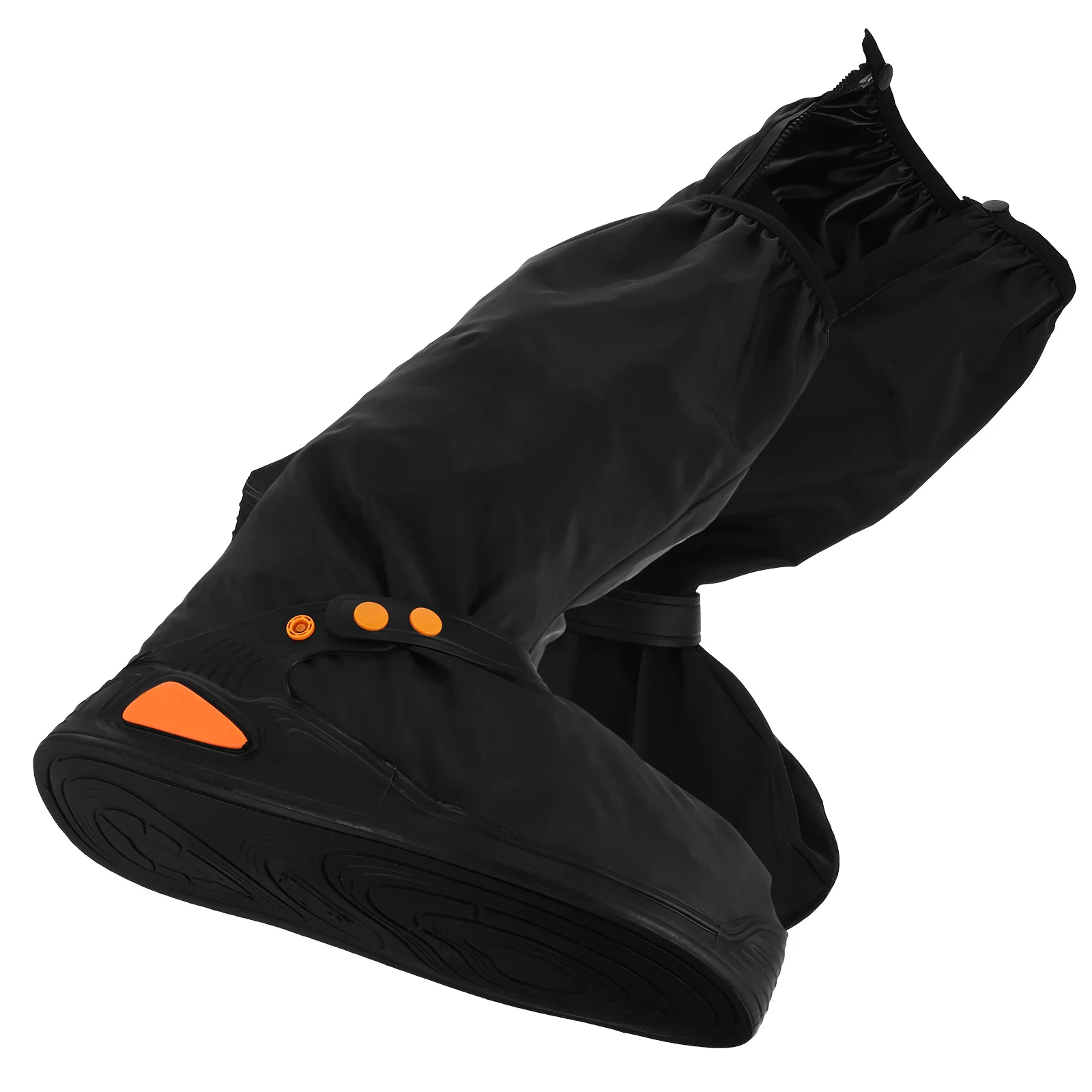 1Pair Thickened Waterproof Shoe Covers Anti Slip Reusable Rain Snow Protection Shoe Rain Covers for Men Women Motorcycle