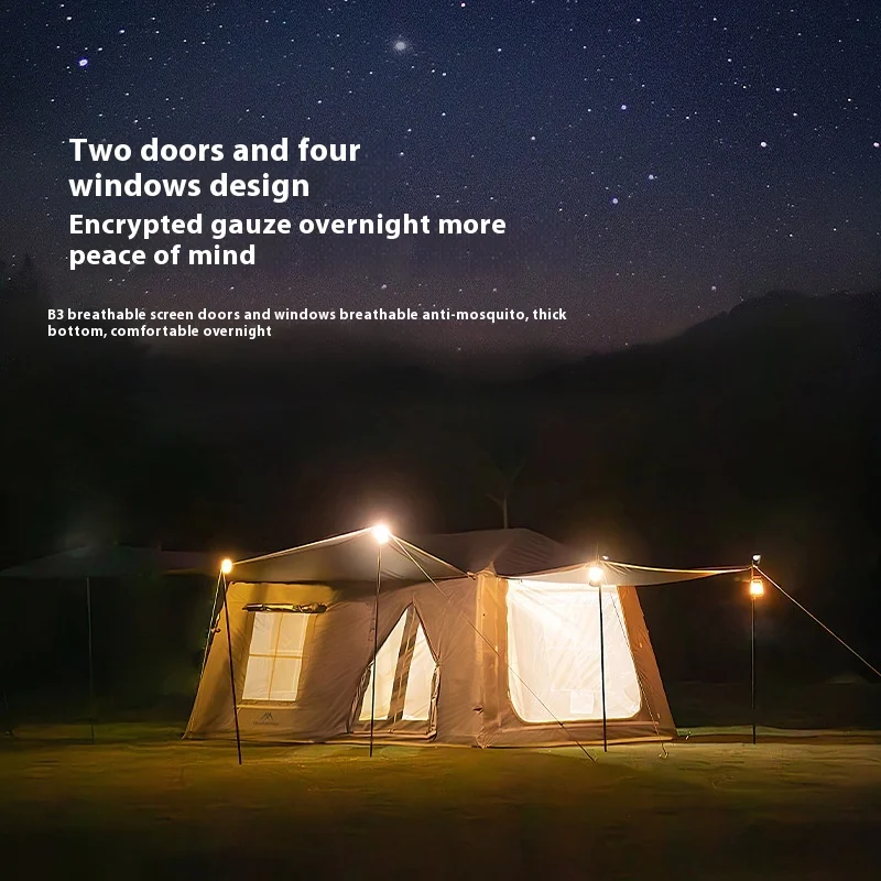エアテント MOUNTAINHIKER アウトドア 5～8人用 大型 インフレータブル