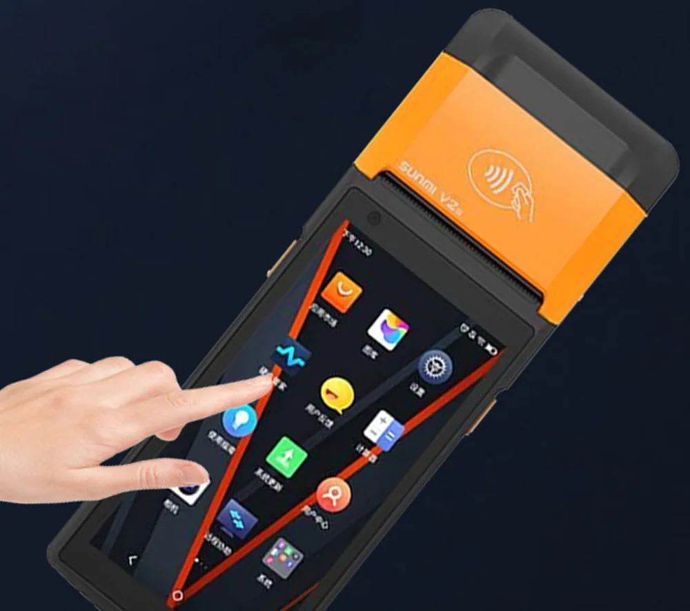 Odporna na zarysowania folia ochronna Premium ze szkła hartowanego 9H do Sunmi V2S V2