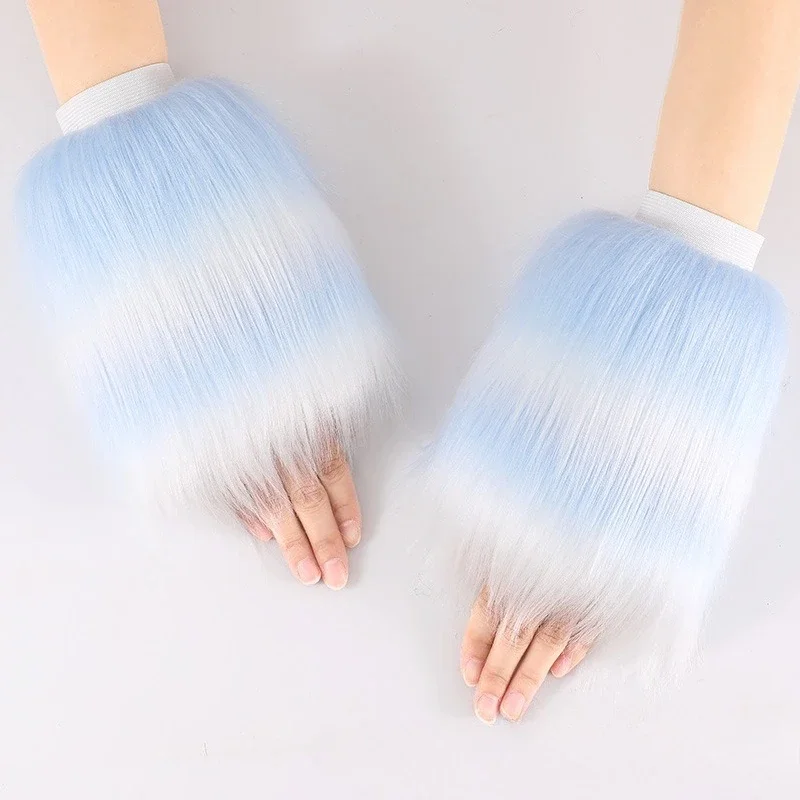 Beautiful Plush Bracelet Handcrafted Slap Bangle Slap Rings Hair Accessory Stylish Sleeves for Women and Children