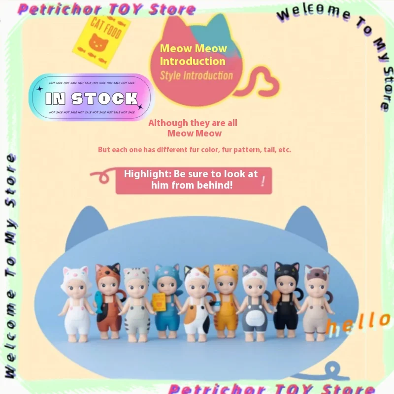 

Подлинные кошки, кошки, сын, ангел, слепая коробка, фигурки жизни, игрушки, украшения, куклы, подарок, товары, мгновенная доставка