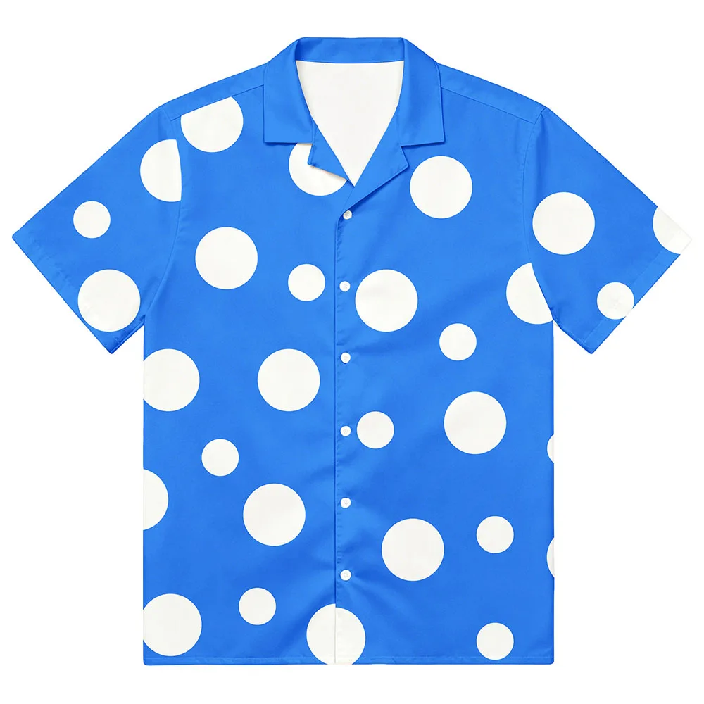 Polka Dot Circus Design Shirt The Amazing Cosplay Custom Camisa Short Sleeve Summer Fashion Shirts Graphic Print Merch Unisex