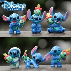 Spielzeug 6 Teile/satz Disney Lilo & Stitch Neue Spielzeuge Mini Umarmt Stich Puppe Interstellare Baby Puppe Trendy Ornament Action-figuren Kaws