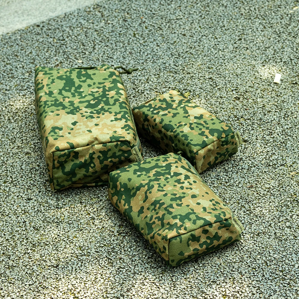 Dutch NFP Tactical Pouch Set – EDC- und Wander-Taschen, Army Camo, 3 Größen zur Aufbewahrung – Detail 10