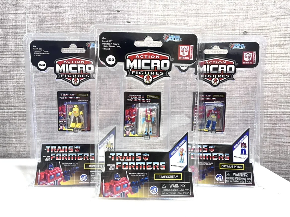 Hasbo Micro Figures Miniatuur Model Mini Transformers Bumblebee Starscream Pop Geschenken Speelgoed Model Anime Figuren Verzamel Ornamenten