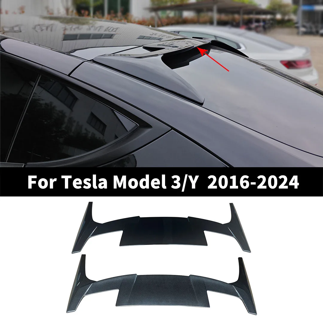 

Rear Roof Air Dam Deflector Trunk Spoiler Wing Boot Lip Tuning For Tesla Model 3 Model Y 2016-2024 Modification