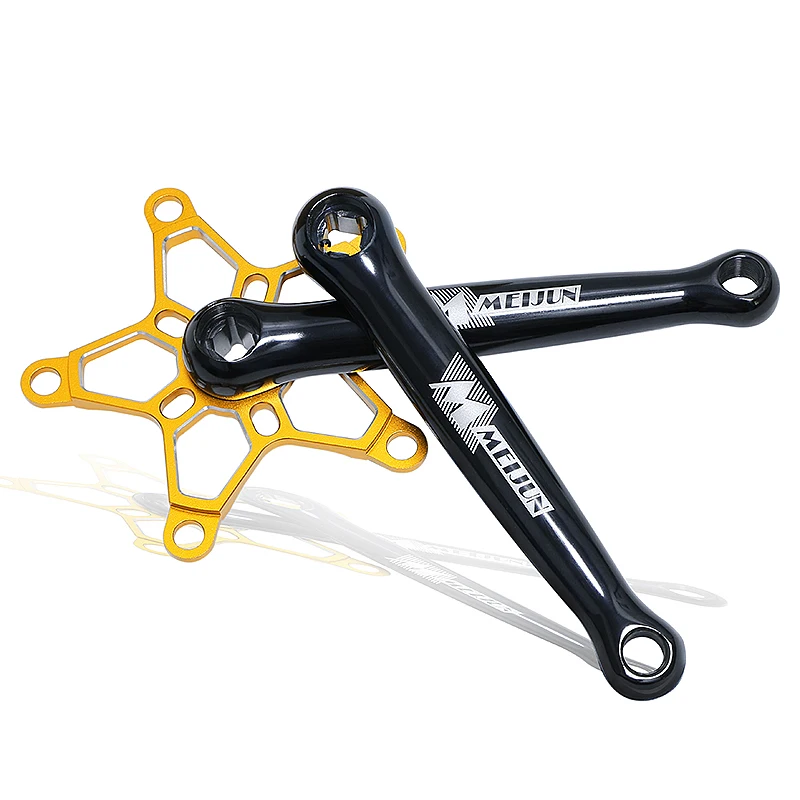 MEIJUN 412 Klappfahrrad-Kurbeln mit quadratischem Loch für Brompton EIEIO 170 mm Kettenradkurbel BCD 130 mm Fahrradteile aus Aluminiumlegierung – Detail 8