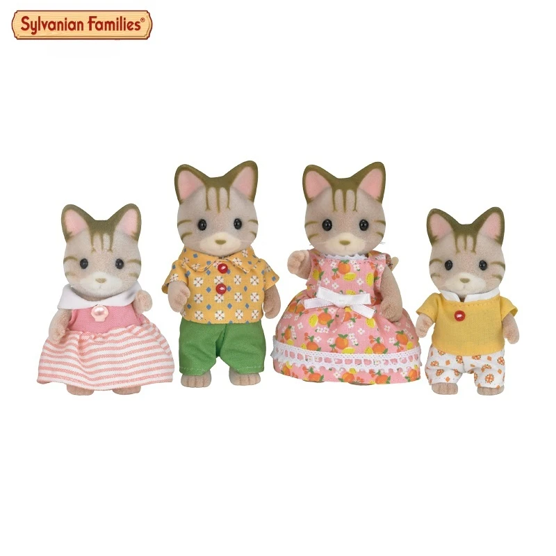 Authentic Sylvanian Families Anime Character Simulation Playhouse Toy Room Decoration Toy Christmas Gift