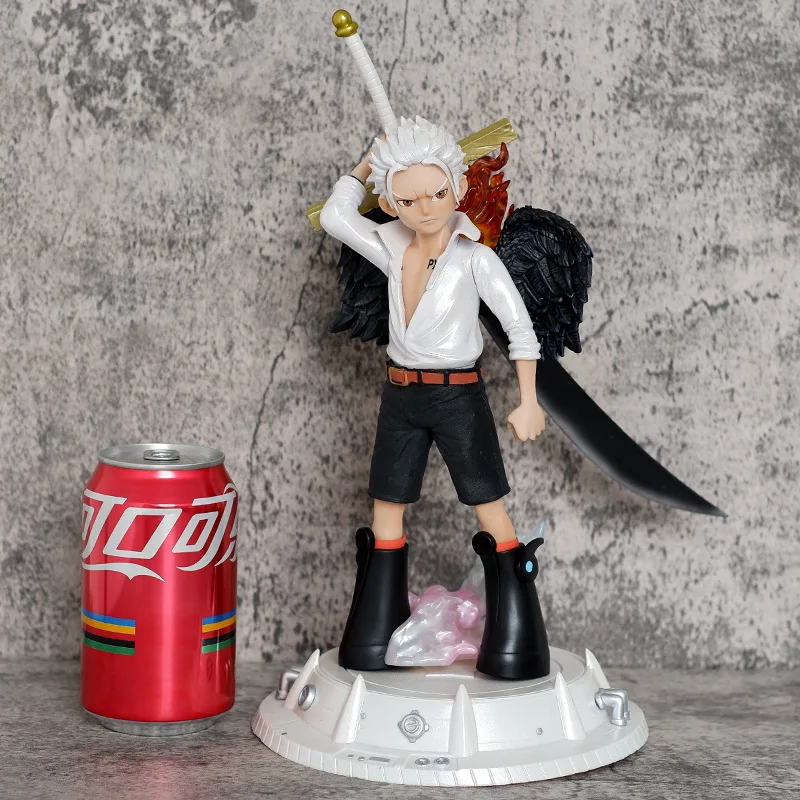 29cm One Piece Figures GK Dracule Mihawk Action Figures Eagle Eye Blazing Angel Anime PVC Collection Model Toys Birthday Gifts