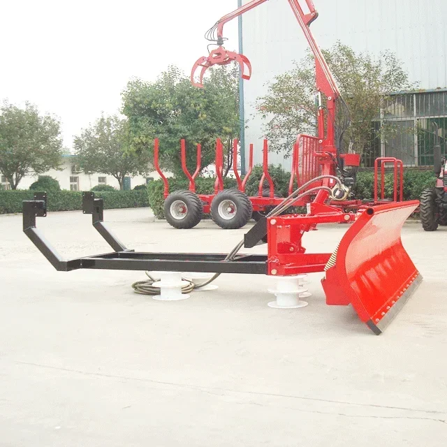 Snow plow blade used on tractor