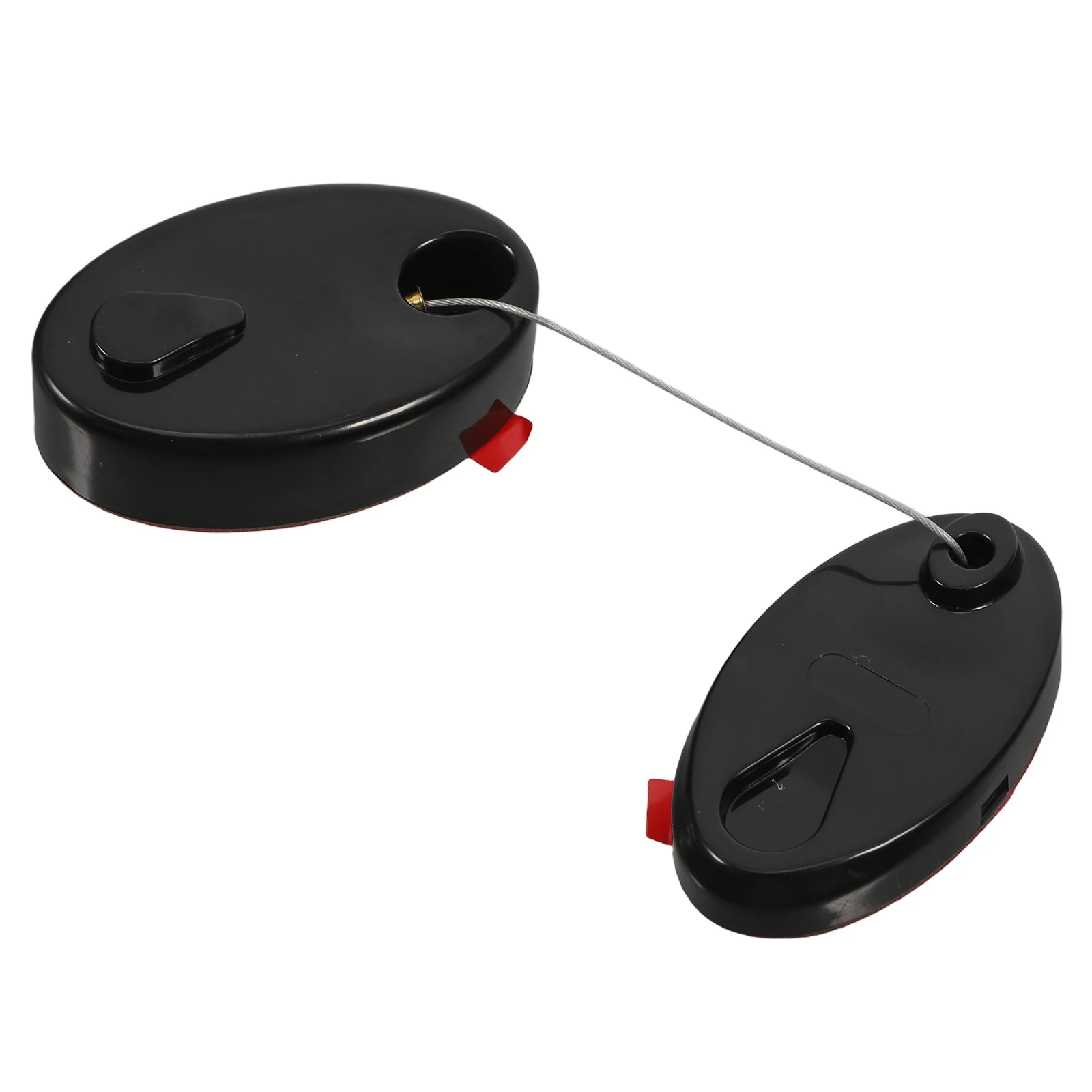 

Retractable Security Cable Lock Anti Theft Rope Steel Wire Adhesive Compact Design For Dvd Laptop Hardware Black