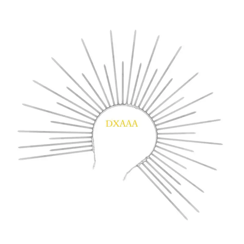 DXAA elegante puntige bruiloft hoofdband barokke s haarband kostuumaccessoires