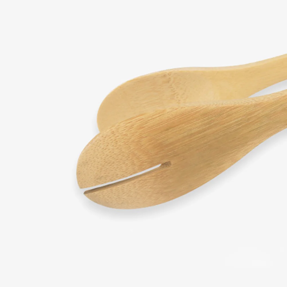

Bamboo Food Clip Bread Tong Kitchen Serving Tongs for Salad Barbecue Grills Pastries Bamboo Food Clip Bread Tongs