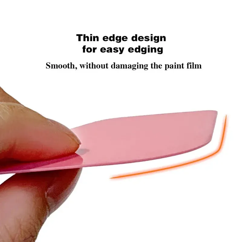 5/10/20 قطعة الوردي احباط ممسحة البطاقة الصلبة ممسحة مكشطة التسمية و ملصق مزيل تينت سيارة الفينيل فيلم التفاف أداة اكسسوارات السيارات #5