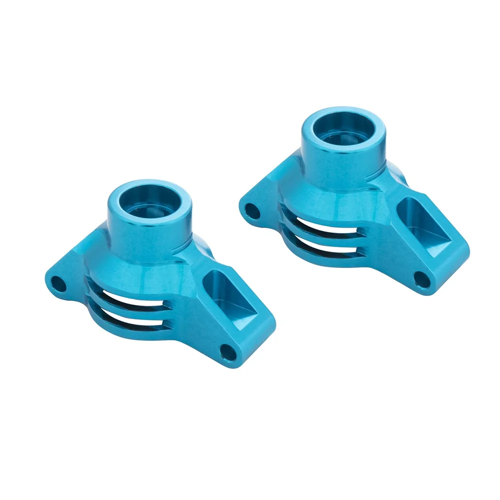 2PCS Aluminum Alloy Rear Knuckle Arms Upright Hub Carrier for Tamiya TT02 TT-02 RC Car Upgrade Parts Accessories,Blue