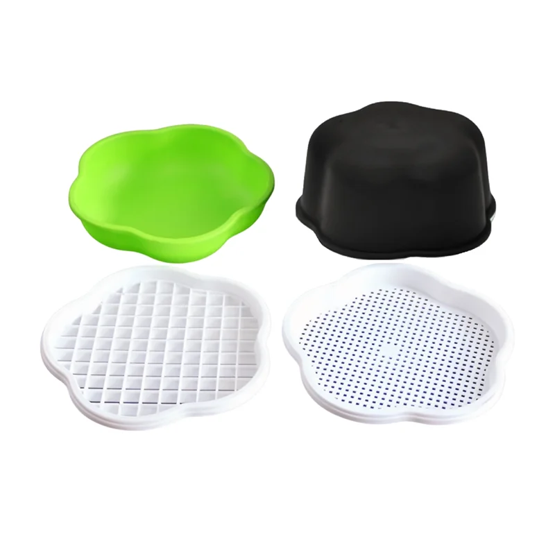 Pot de Germination de germes de haricots AF90, Pot de Germination hydroponique sans sol, Pot de plantation de semis de blé, plateau de semis de germes