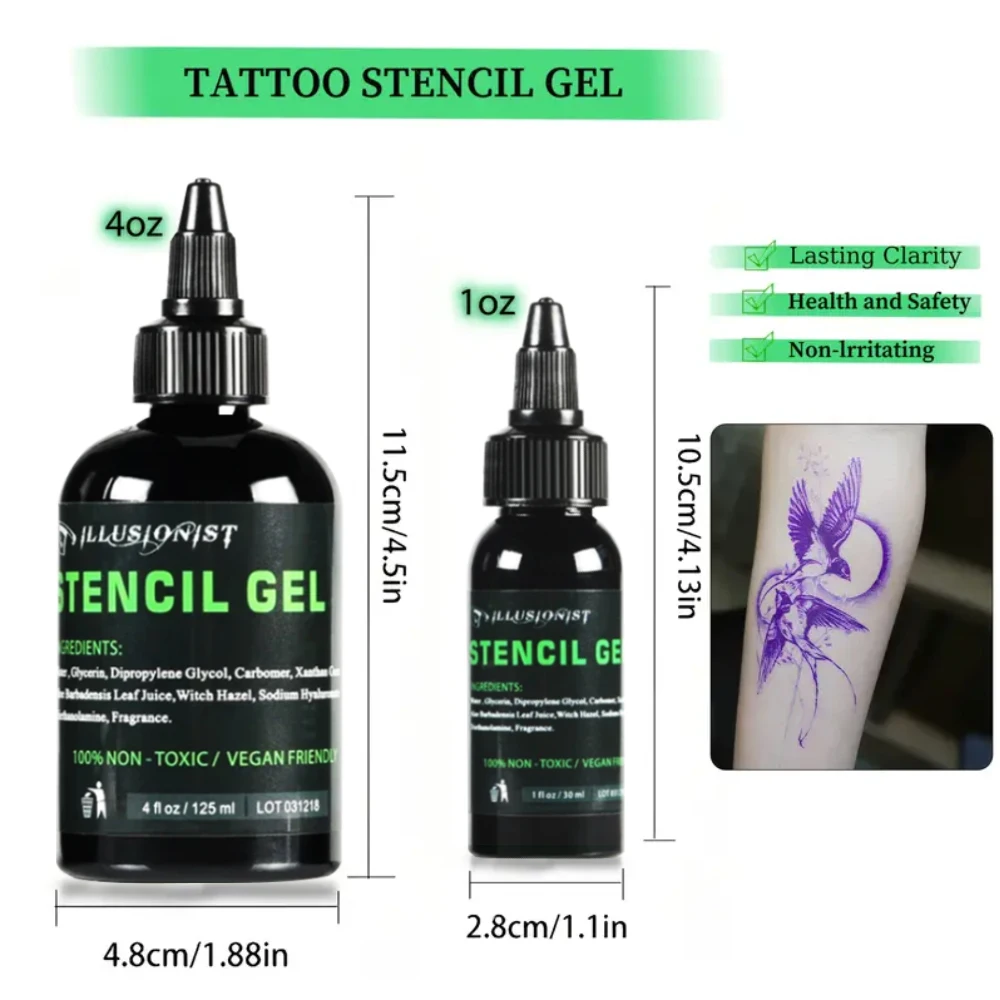 

30ml/125ml Clear Tattoo Transfer Gel Long-Lasting Tattoo Transfer Cream for Tattoo Enthusiasts