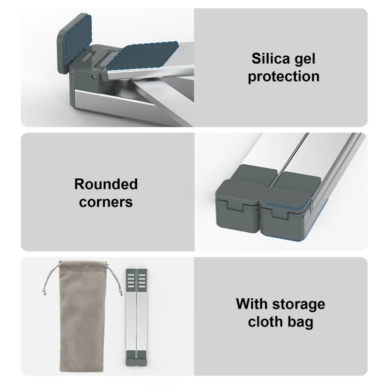 حامل كمبيوتر محمول مريح مع منصة 4 في 1، نقل فوري للملفات بسرعة 1 جيجا، حامل كمبيوتر محمول واضح لإخراج الفيديو بدقة 4K K1KF