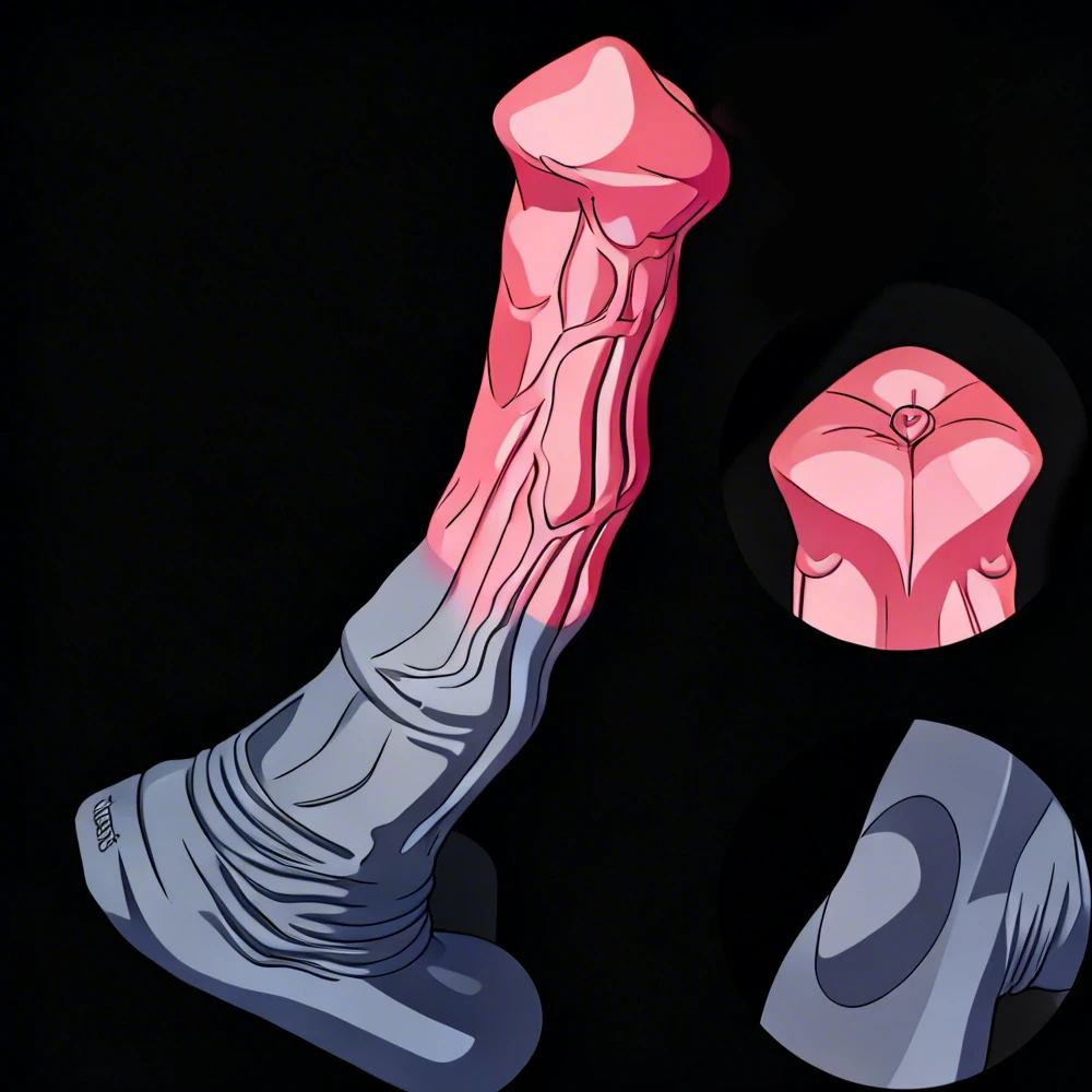 YOCY Anal Plug Dildo Realistic Horse Dildo Male Gay Prostate Massager Anus Dilators With Suction Cup Sex Toys for Man Woman 18+