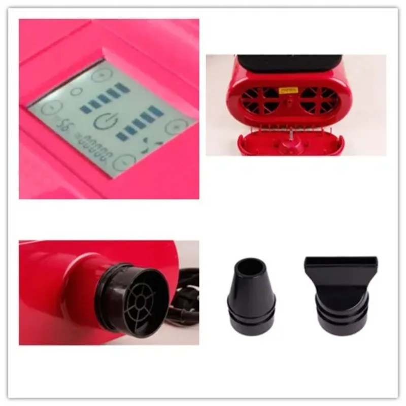 Adjustable Temperature Wind Speed Double Motor LCD Portable Pet Hair Dog Grooming Dryer