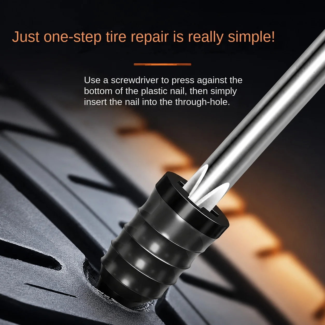 10/20/30Pcs Car Tyre Repair Rubber Nails Set Universal Cars Motorcycle Patch Nails Truck Bicycle Scooter Puncture Repair Tools
