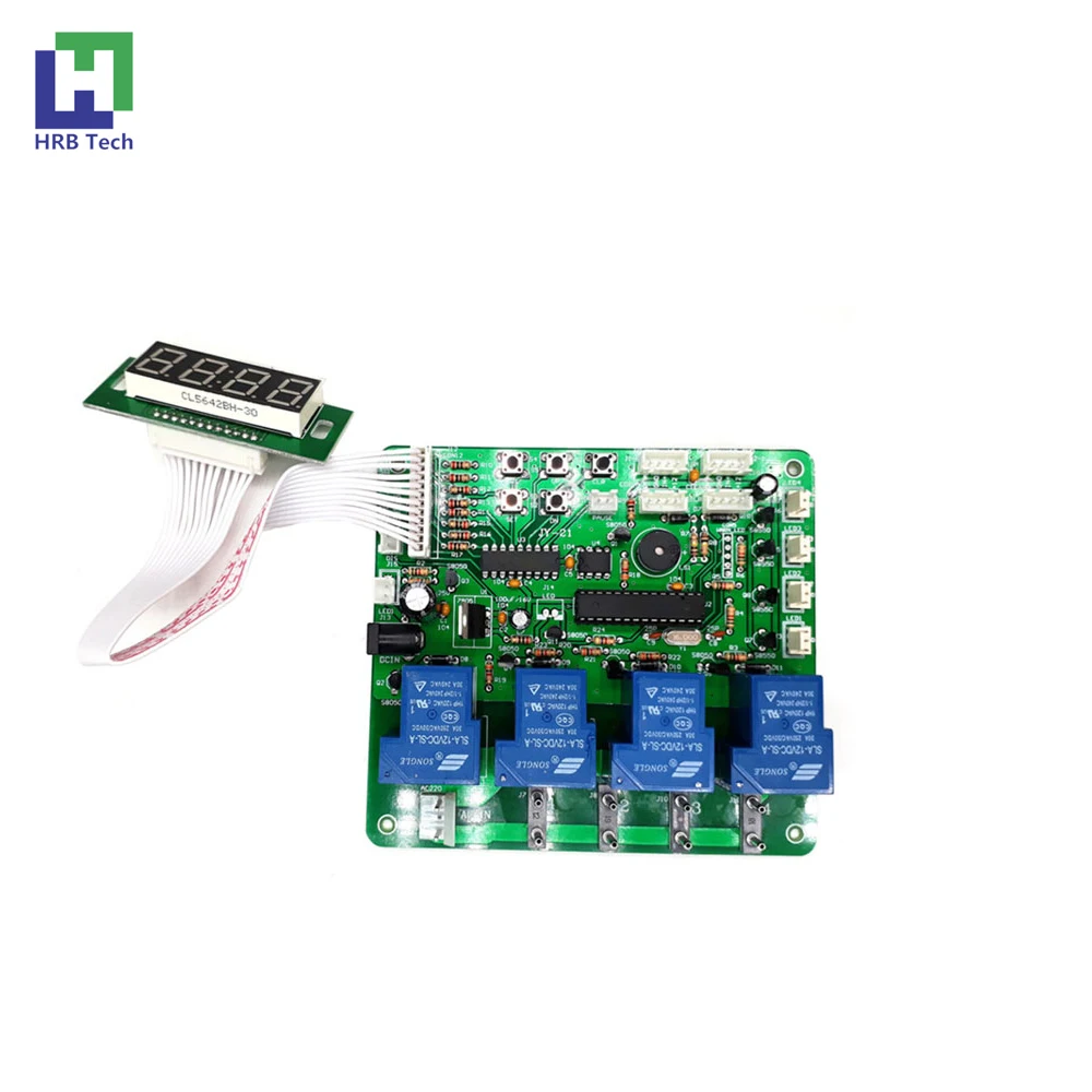 1pcs 4-channel countdown time control board supports control of 1 to 4 devices for vending machine washing machine massage chair